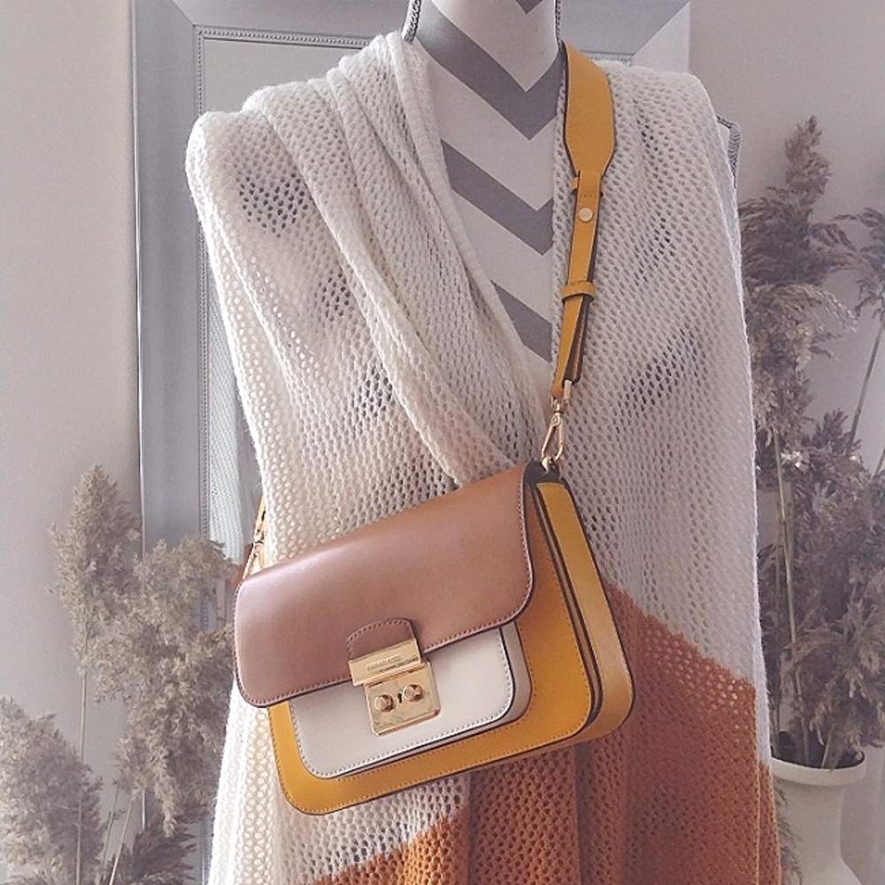 Michael Kors Sloan Editor Color Block Leather bag - Picture 8 of 12